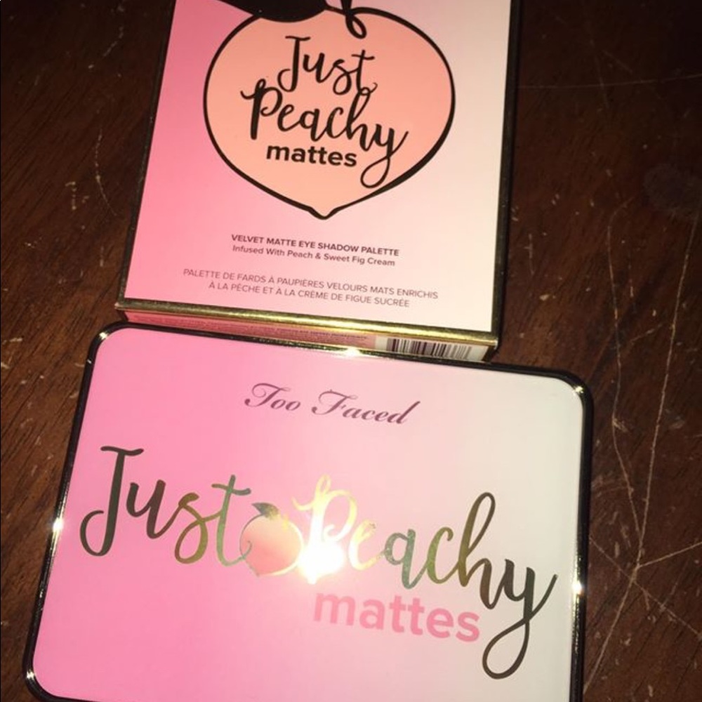 NWT TooFaced Peach Mattes/Highlighting Powder